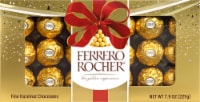 Ferrero Rocher Premium Gourmet Milk Chocolate Hazelnut Individually Wrapped Gift Box Perspective: Main
