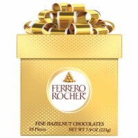 Ferrero Rocher Premium Gourmet Milk Chocolate Hazelnut Individually Wrapped Chocolates For Gifting Perspective: Main