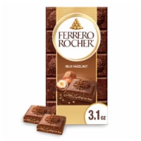 Ferrero Rocher Gourmet Milk Chocolate Hazelnut Bar Perspective: Main
