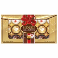 Ferrero Collection Assorted Hazelnut Milk Chocolate Dark Chocolate and Coconut Gift Box Perspective: Main