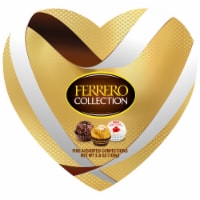 FERRERO COLLECTION Fine Assorted Confections Heart Box, Premium Chocolate Gift for Valentine’s Day Perspective: Main