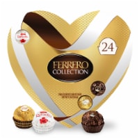FERRERO COLLECTION Fine Assorted Confections 24-Piece Valentine's Heart, Premium Chocolate Gift Perspective: Main