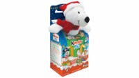 Kinder Mix Plush Holiday Bear Candy Box