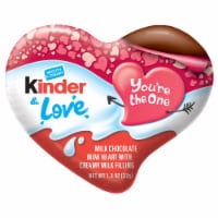 Kinder Love Individually Wrapped Milk Chocolate Heart Perspective: Main