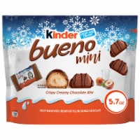 Kinder Bueno Mini Milk Chocolate and Hazelnut Cream Stocking Stuffer Individually Wrapped Bars