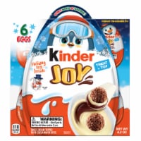 Kinder Joy Eggs Sweet Cream And Chocolatey Wafers Holiday Treat Plus Toy