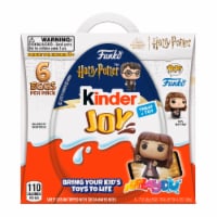KINDER JOY, 6 Eggs, Sweet Cream, Chocolatey Wafers Bits, DC/Harry Potter Funko Pop - Toys May Vary Perspective: Main