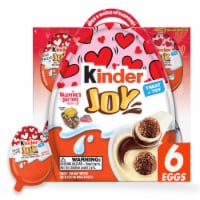 Kinder Joy Eggs, Sweet Cream and Chocolate Wafers with Toy Inside, 0.7 oz, 6 Count Perspective: Main