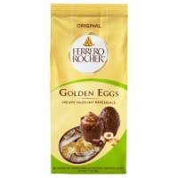 Ferrero Rocher Golden Eggs, Premium Gourmet Milk Chocolate, 3.1 oz Perspective: Main