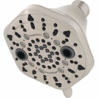 Oxygenics PowerSelect 7-Spray 1.75 GPM Fixed Shower Head, Brushed Nickel 89546