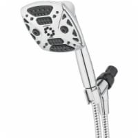 Oxygenics 7-Spray 1.8 GPM Square Handheld Shower, Chrome 94177