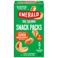 Emerald® 100 Calorie Packs Roasted & Salted Cashews Perspective: Main