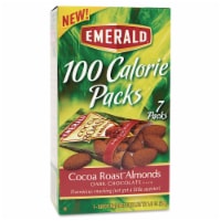 EmeraldR 100 Calorie Pack Cocoa Roast Almonds, 0.63 Oz Packs, 7/box Perspective: Main