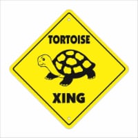 SignMission  12 x 12 in. Tortoise Crossing Zone Xing Sign