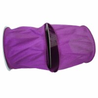 Reliant Ribbon 92975W-910-10F 4 in. Dupioni Supreme Wired Edge Ribbon, Plum - 10 Yards