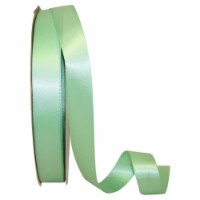 Reliant Ribbon 4950-056-05C 0.875 in. 100 Yards Double Face Satin Ribbon, Mint