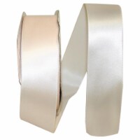Reliant Ribbon 5150-725-09K 1.5 in. 50 Yards Single Face Satin Ribbon, Cream