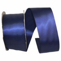 Reliant Ribbon 4950-055-40K 2.5 in. 50 Yards Double Face Satin Ribbon, Navy