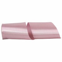 Reliant Ribbon 4700-422-25K 6 in. 50 Yards Single Face Satin Allure Ribbon, Rose Water