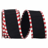 Reliant Ribbon 93450W-031-40F 20.5 in. 10 Yards Dupioni Deluxe Folded Candy Cane Ticking Wire