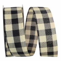 Reliant Ribbon 93461W-721-40K 20.5 in. 50 Yards Country Bufallo Gingham Large Wired Edge Ribb