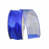 Reliant Ribbon 99908W-053-40K Sheer Lovely Value Wired Edge Ribbon - Blue - 2.5 in. x 50 yard