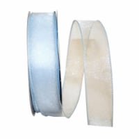 Reliant Ribbon 99908W-052-09K Sheer Lovely Value Wired Edge Ribbon - Light Blue - 1.5 in. x 5