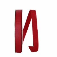 Reliant Ribbon 5200-084-05C 0.875 in. 100 Yards Grosgrain Texture Ribbon, Cranberry