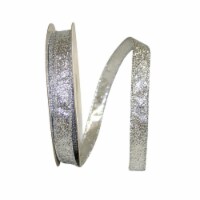 Reliant Ribbon 92285W-070-03J 0.625 in. 25 Yards Glitter Metallic Lame 2 Wired Edge Ribbon, S