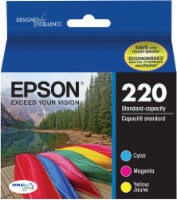 Epson DURABrite® Ultra 220 Ink Cartridges - 3 Pack - Multi-Color Perspective: Main
