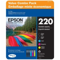 Epson T220 Series Ink (2 Black, 3 Color) Perspective: Main