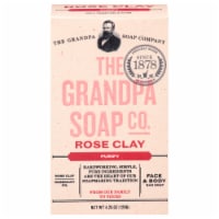Grandpa's Rose Clay Bar Soap Perspective: Main