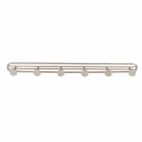 Spectrum Armstrong Wall Mount 6-Hook Rack - Satin Nickel Perspective: Main
