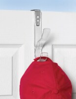 Spectrum Over The Door Adjustable Hat and Coat Rack - Clear