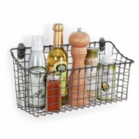 Spectrum Vintage Cabinet and Wall Mount Basket - Industrial Gray Perspective: Main
