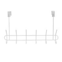 Spectrum Over-the-Door Multi-Hook Rack - White