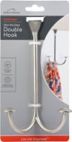 Spectrum Stratford Over the Door Double Hook - Brushed Nickel