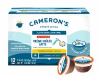 Cameron's Coffee, Flavored, Creme Brulee Latte Light Roast, EcoPods Perspective: Main