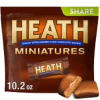 HEATH Miniatures Milk Chocolate English Toffee Snack Size Candy Bars Share Pack