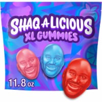 SHAQ-A-LICIOUS XL GUMMIES Original Flavor Chewy Candy Bag Perspective: Main