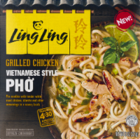 Ling Ling Grilled Chicken Vietnamese Style Pho Frozen Meal