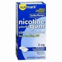 Sunmark Nicotine Polacrilex Gum 2 mg Original Flavor - 50 ct
