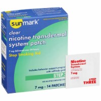 sunmark Nicotine Patch 7 mg 14 per Box 70677003001