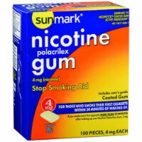 Sunmark Nicotine Polacrilex Coated Gum 2 mg Fruit Freeze - 100 ct