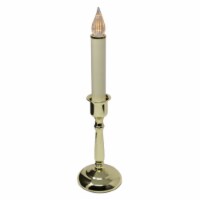 IMC Bayside (#SB900)  B/O LED Window Candle with Sensor, 11.5 - Brass (Qty 1)