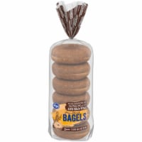Kroger® 100% Whole Wheat Pre-Sliced Bagels Perspective: Main