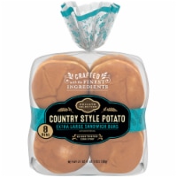 Private Selection® Country Style Potato Extra Large Sandwich Buns Perspective: Main