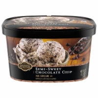 Private Selection® Semi-Sweet Chocolate Chip Ice Cream Tub Perspective: Main