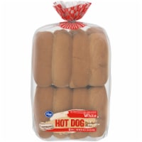 Kroger® White Hot Dog Buns Perspective: Main
