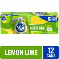 Kroger® Lemon Lime Flavored Seltzer Water Can